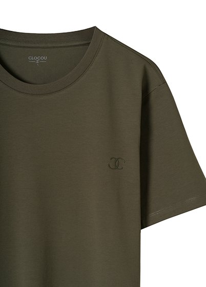 Haki Basic T-Shirt L