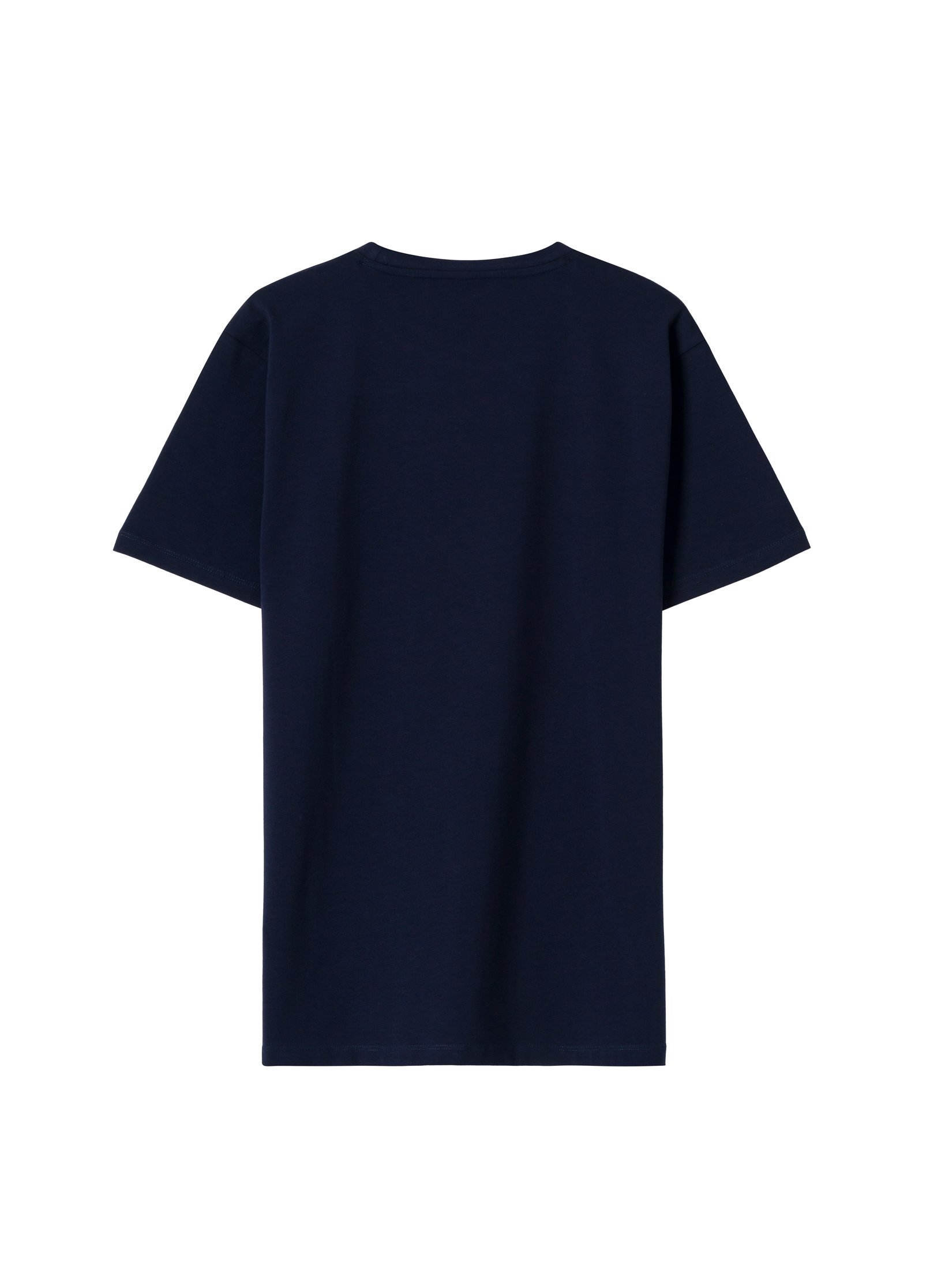Lacivert Basic T-Shirt L