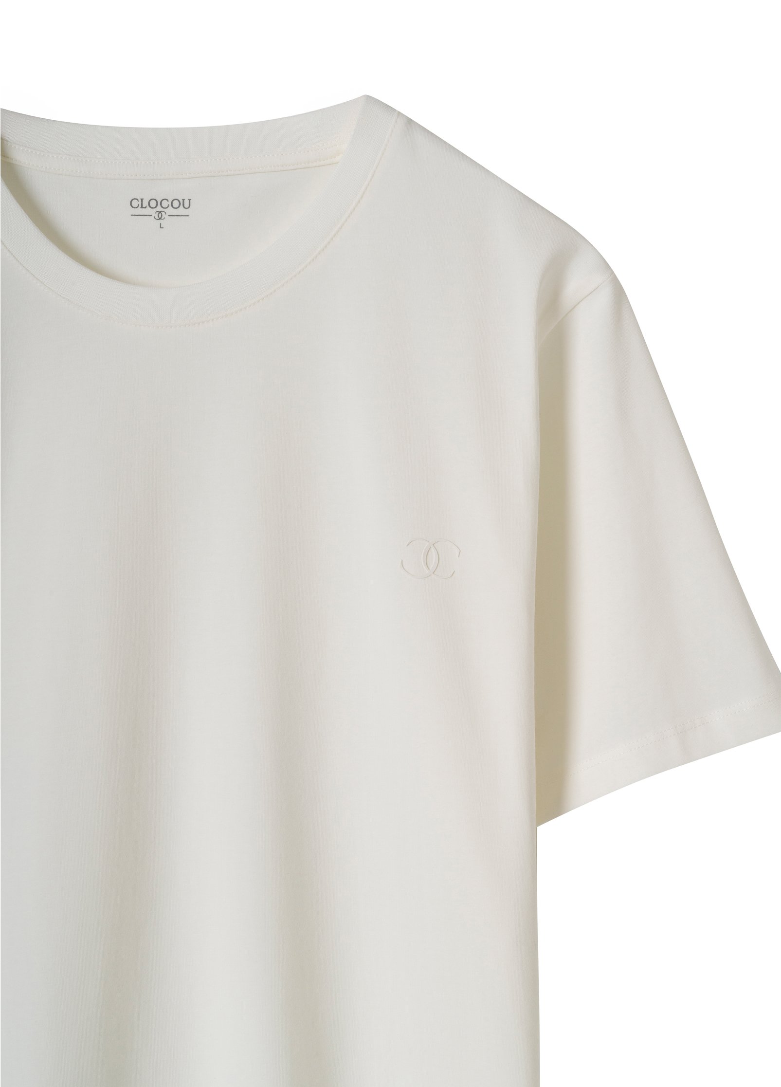 Ekru Basic T-Shirt L